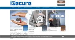 Desktop Screenshot of isecure-france.com